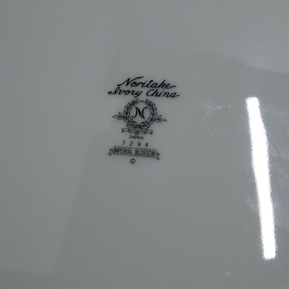 4 Vintage Noritake Imperial Blossom Dinner Plates - Picture 8 of 8